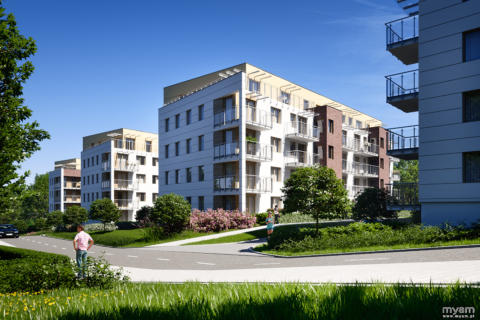 Housing estate in Krakow